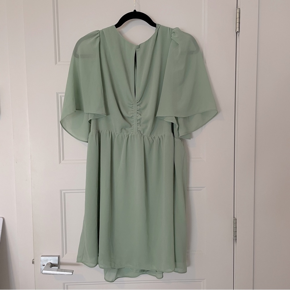 H&M Sage Green Delicate Dress